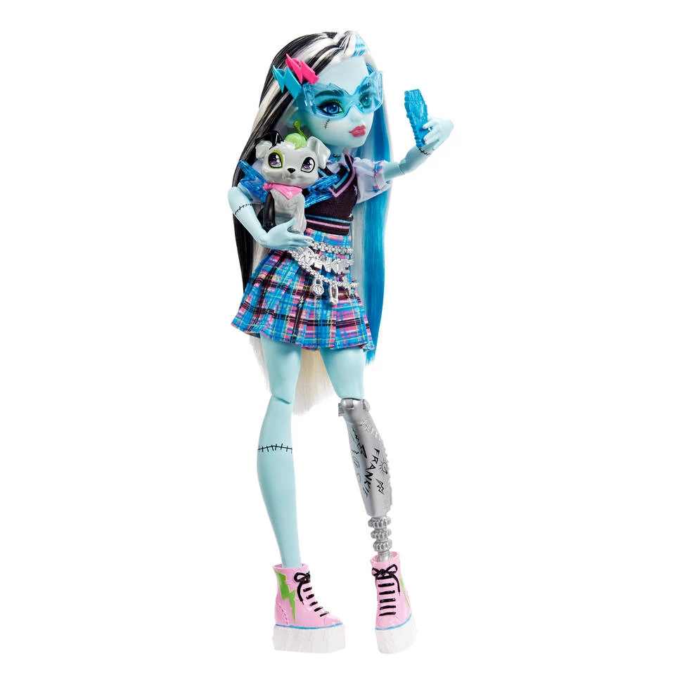 MATTEL Monster High Frankie Stein Pop Met Huisdier En Accessoires 7 MATTEL Monster High Frankie Stein Pop Met Huisdier En Accessoires - Afbeelding 5