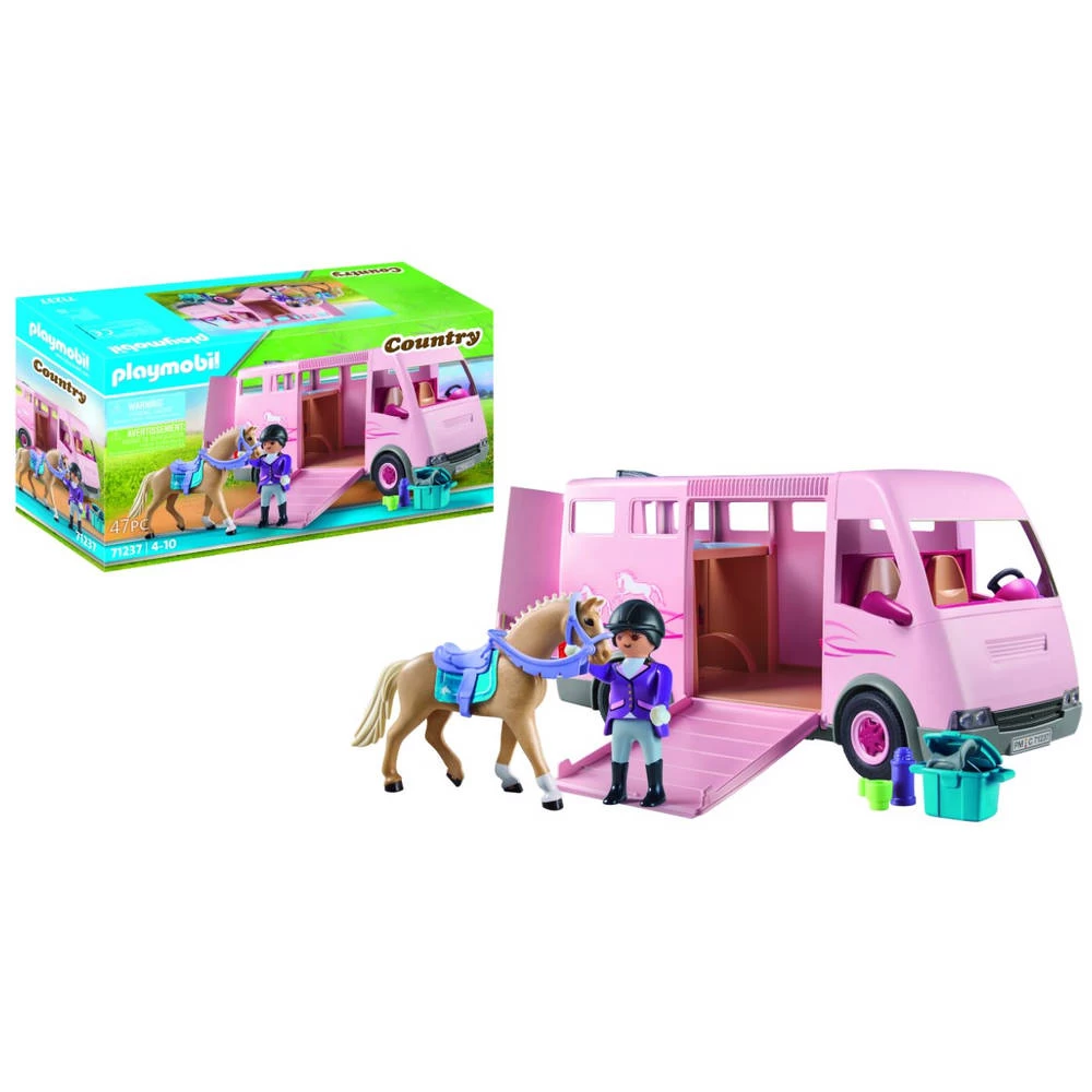 PLAYMOBIL Country Paardentransportwagen 71237 3 PLAYMOBIL Country Paardentransportwagen 71237