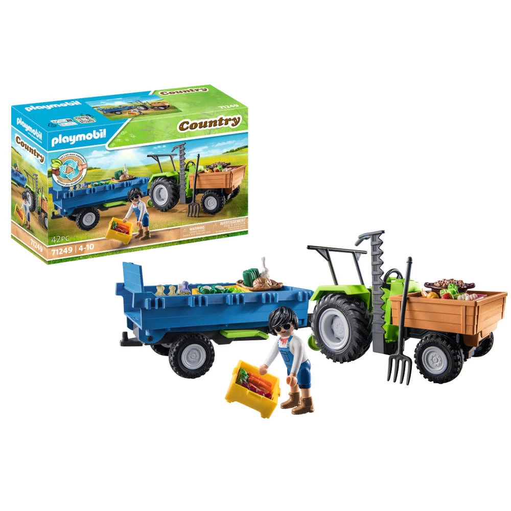 PLAYMOBIL Country Trekker Met Aanhanger 71249 3 PLAYMOBIL Country Trekker Met Aanhanger 71249