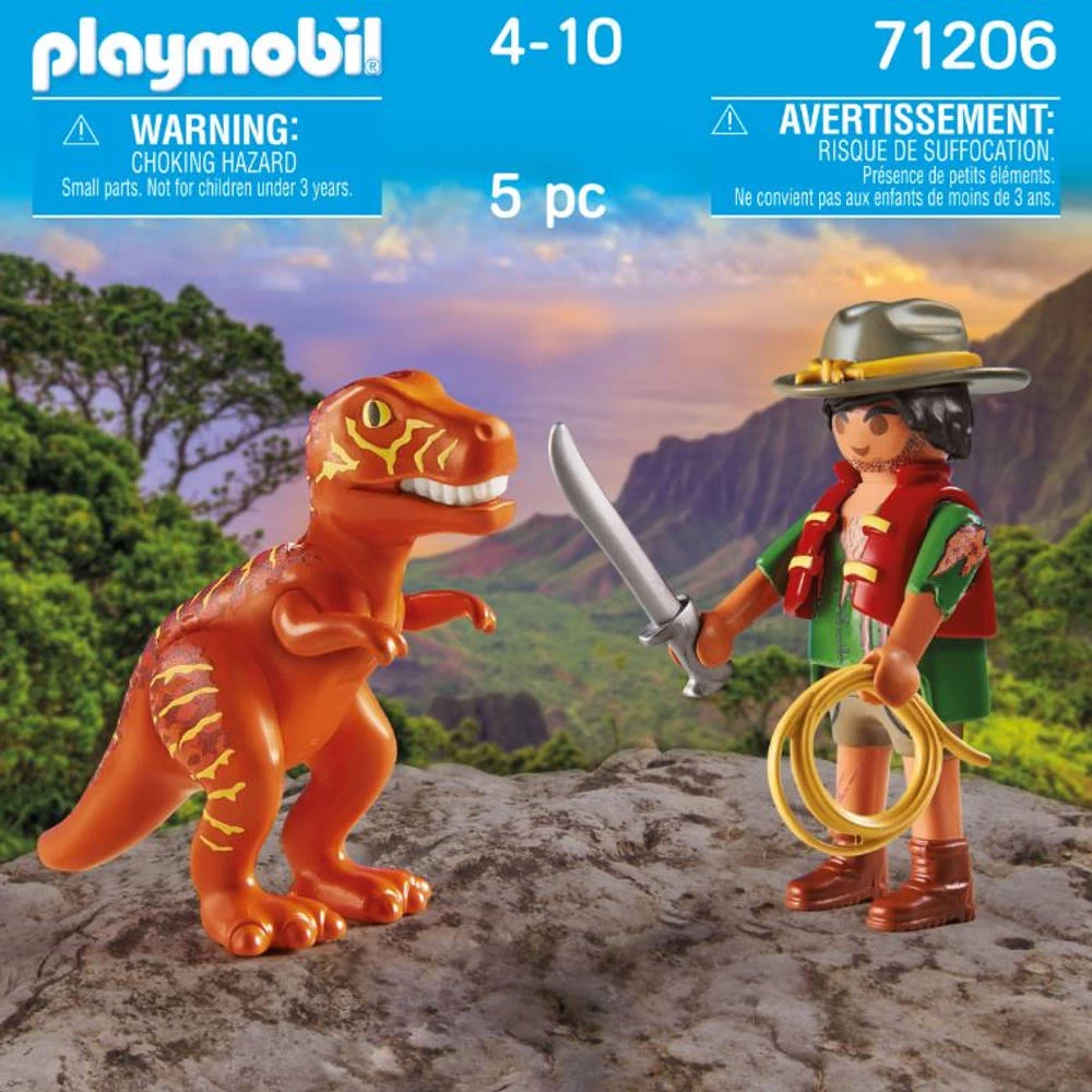 PLAYMOBIL DuoPack Avonturier Met T-Rex 71206 8 PLAYMOBIL DuoPack Avonturier Met T-Rex 71206 - Afbeelding 6