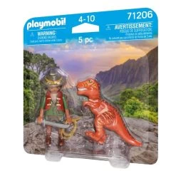 PLAYMOBIL DuoPack Avonturier Met T-Rex 71206 12 PLAYMOBIL DuoPack Avonturier Met T-Rex 71206 -Speelgoed Winkel 1995232 5c1ea921