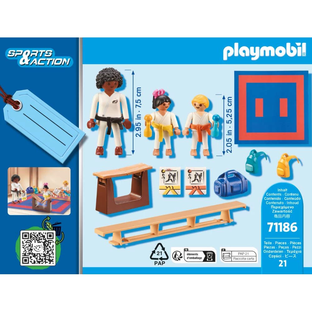 PLAYMOBIL Karate Training Cadeauset 71186 6 PLAYMOBIL Karate Training Cadeauset 71186 - Afbeelding 5