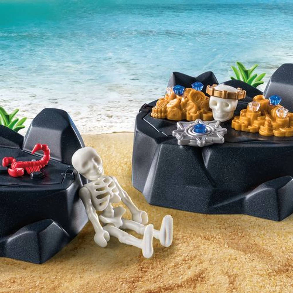 PLAYMOBIL Pirates Starterpack Piraat Met Roeiboot 71254 5 PLAYMOBIL Pirates Starterpack Piraat Met Roeiboot 71254 - Afbeelding 3