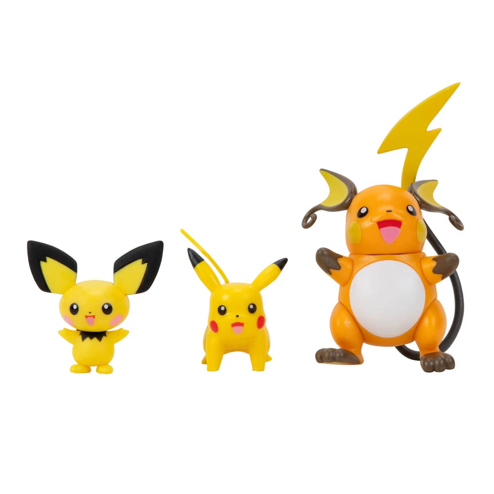 No Brand Pokémon Evolution Set Pikachu 4 No Brand Pokémon Evolution Set Pikachu - Afbeelding 2