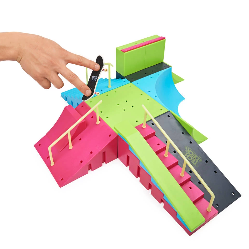 No Brand Tech Deck X-Connect Creator Neon Mega Park 4 No Brand Tech Deck X-Connect Creator Neon Mega Park - Afbeelding 2