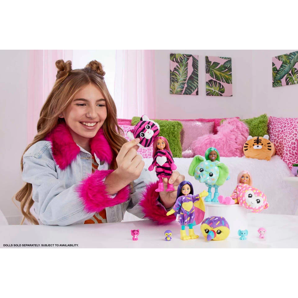Barbie Cutie Reveal Jungle Toekan Pop Chelsea 4 Barbie Cutie Reveal Jungle Toekan Pop Chelsea - Afbeelding 2