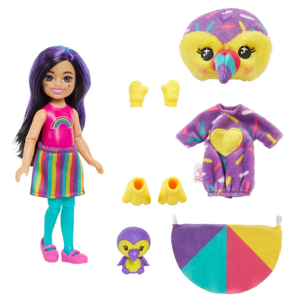 Barbie Cutie Reveal Jungle Toekan Pop Chelsea 5 Barbie Cutie Reveal Jungle Toekan Pop Chelsea - Afbeelding 3