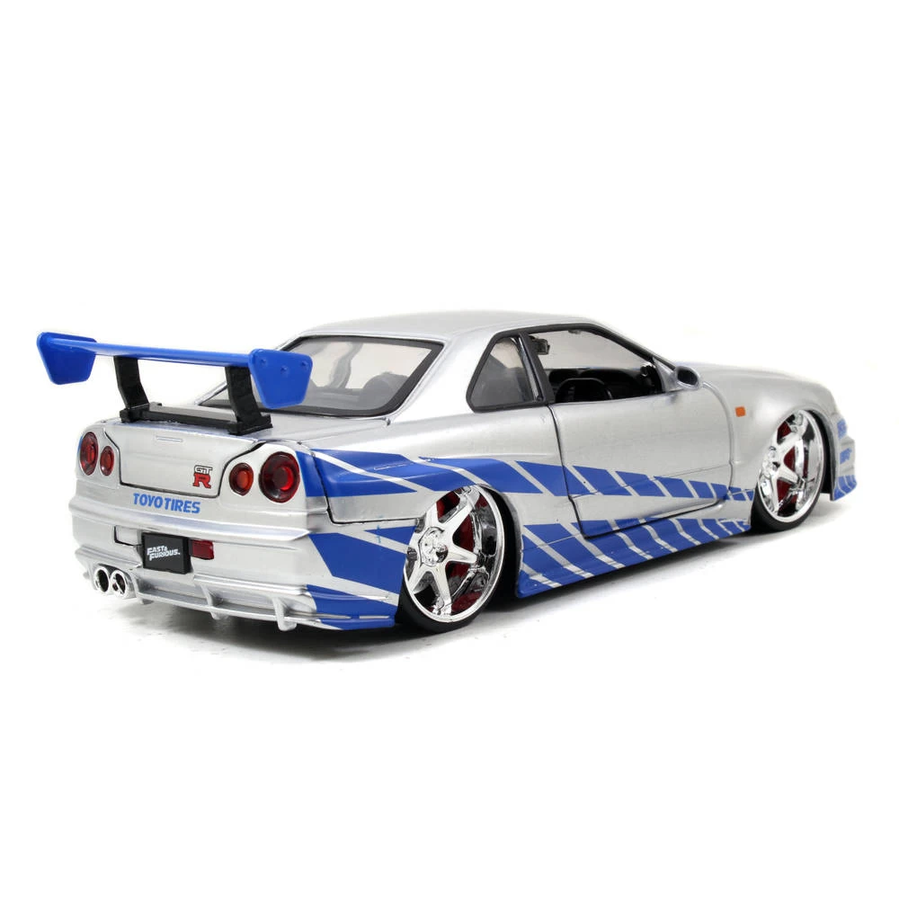 No Brand Jada Fast And Furious Brians 2002 Nissan Skyline GT-R R34 - 1:24 8 No Brand Jada Fast And Furious Brians 2002 Nissan Skyline GT-R R34 - 1:24 - Afbeelding 6