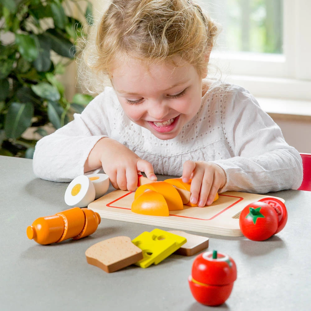 No Brand New Classic Toys Ontbijtset Op Snijplank 5 No Brand New Classic Toys Ontbijtset Op Snijplank - Afbeelding 3